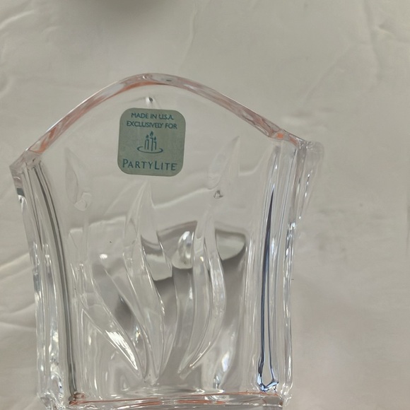 Partylite 24% lead crystal votive holder - Picture 3 of 3